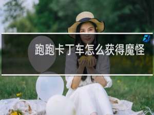 跑跑卡丁车怎么获得魔怪