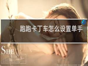 跑跑卡丁车怎么设置单手