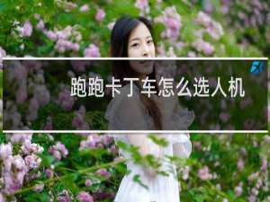 跑跑卡丁车怎么选人机