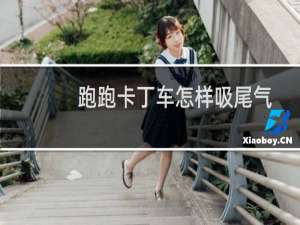 跑跑卡丁车怎样吸尾气