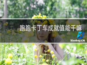 跑跑卡丁车成就值能干嘛
