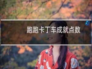 跑跑卡丁车成就点数