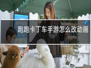 跑跑卡丁车手游怎么改动画