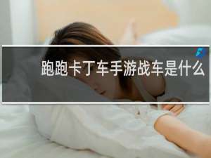 跑跑卡丁车手游战车是什么