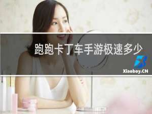 跑跑卡丁车手游极速多少