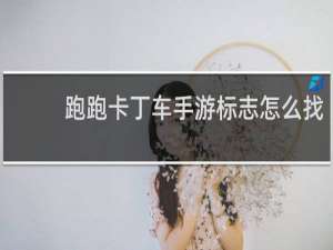 跑跑卡丁车手游标志怎么找