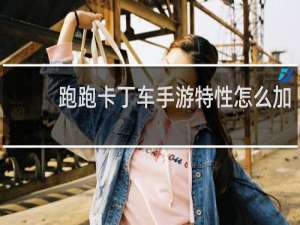 跑跑卡丁车手游特性怎么加