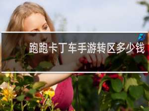 跑跑卡丁车手游转区多少钱