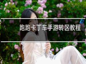 跑跑卡丁车手游转区教程