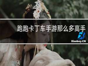 跑跑卡丁车手游那么多高手