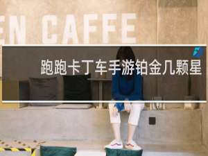 跑跑卡丁车手游铂金几颗星