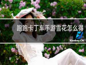 跑跑卡丁车手游雪花怎么得