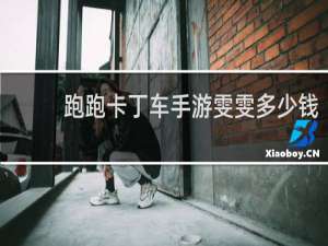 跑跑卡丁车手游雯雯多少钱