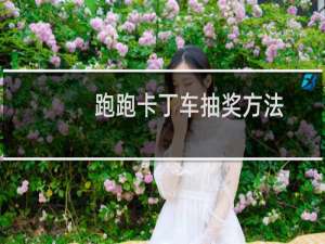跑跑卡丁车抽奖方法
