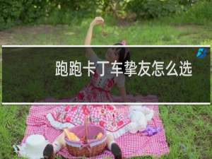 跑跑卡丁车挚友怎么选