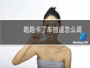 跑跑卡丁车挡道怎么调