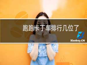 跑跑卡丁车排行几位了
