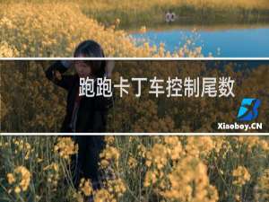 跑跑卡丁车控制尾数