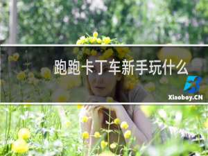 跑跑卡丁车新手玩什么