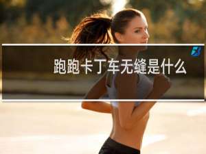 跑跑卡丁车无缝是什么