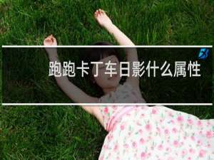 跑跑卡丁车日影什么属性