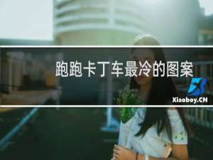 跑跑卡丁车最冷的图案