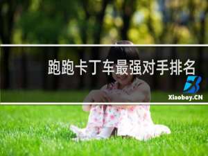 跑跑卡丁车最强对手排名