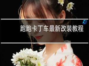 跑跑卡丁车最新改装教程