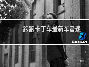 跑跑卡丁车最新车音速
