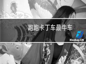 跑跑卡丁车最牛车