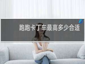 跑跑卡丁车最高多少合适