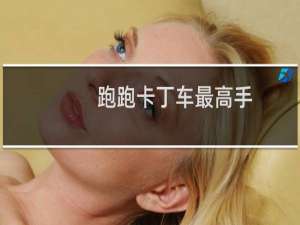 跑跑卡丁车最高手