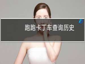 跑跑卡丁车查询历史