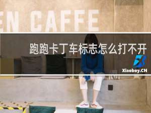 跑跑卡丁车标志怎么打不开