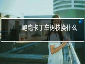 跑跑卡丁车树枝换什么