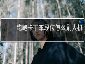 跑跑卡丁车段位怎么刷人机