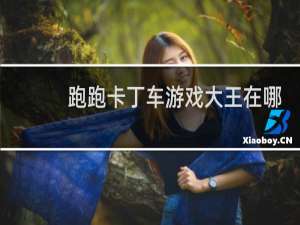 跑跑卡丁车游戏大王在哪