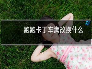跑跑卡丁车满改换什么