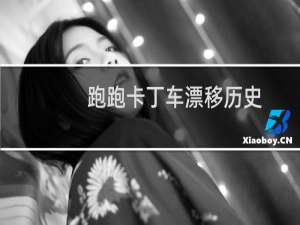跑跑卡丁车漂移历史