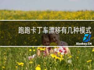 跑跑卡丁车漂移有几种模式