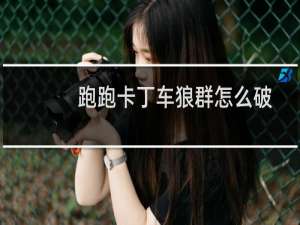 跑跑卡丁车狼群怎么破