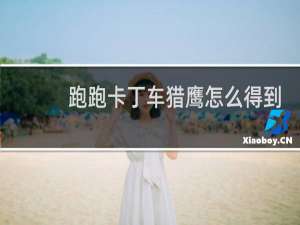 跑跑卡丁车猎鹰怎么得到