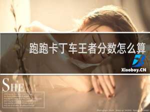 跑跑卡丁车王者分数怎么算