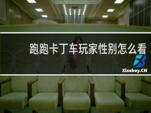 跑跑卡丁车玩家性别怎么看