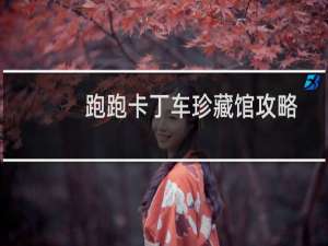 跑跑卡丁车珍藏馆攻略