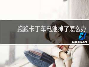 跑跑卡丁车电池掉了怎么办