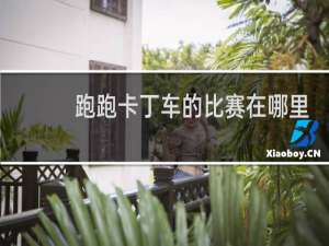 跑跑卡丁车的比赛在哪里