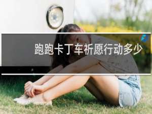 跑跑卡丁车祈愿行动多少