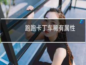 跑跑卡丁车稀有属性
