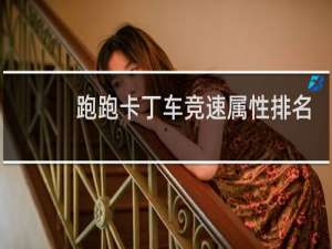 跑跑卡丁车竞速属性排名
